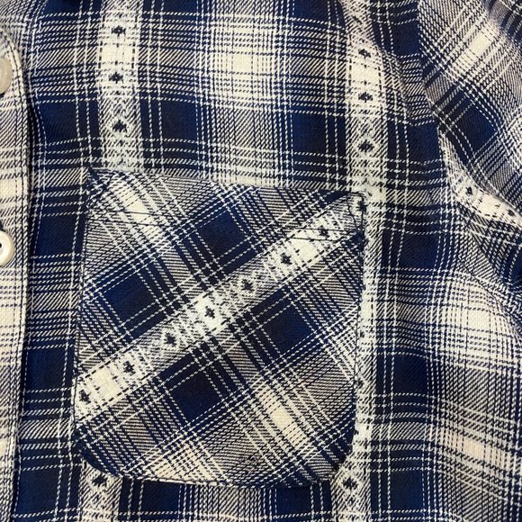 Girls Pretty in Plaid Button Up Shirt 2-Piece Set - Picture 7 of 8